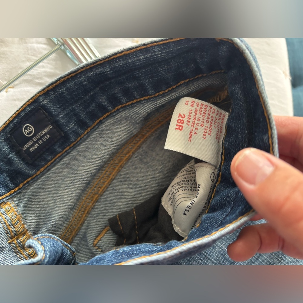 AG Adriano Goldschmied Farrah size 28R denim jeans - Picture 5 of 5